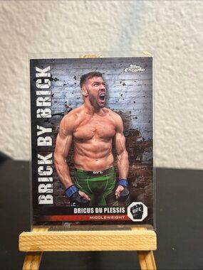 UFC TOPPS CHROME BRICK BY BRICK DRICUS DU PLESSIS